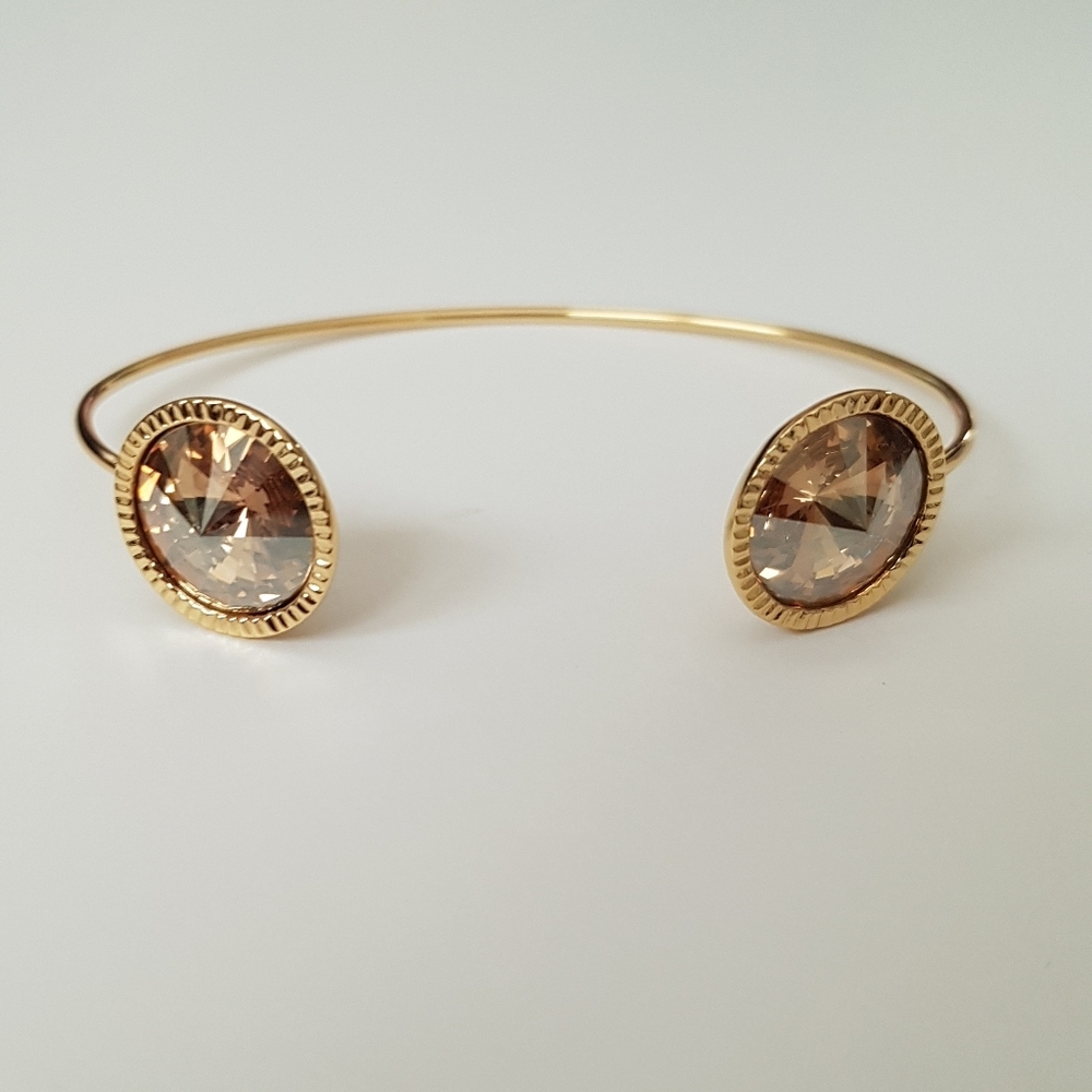 Ted Baker Gold Revenna Rivoli Crystal Cuff